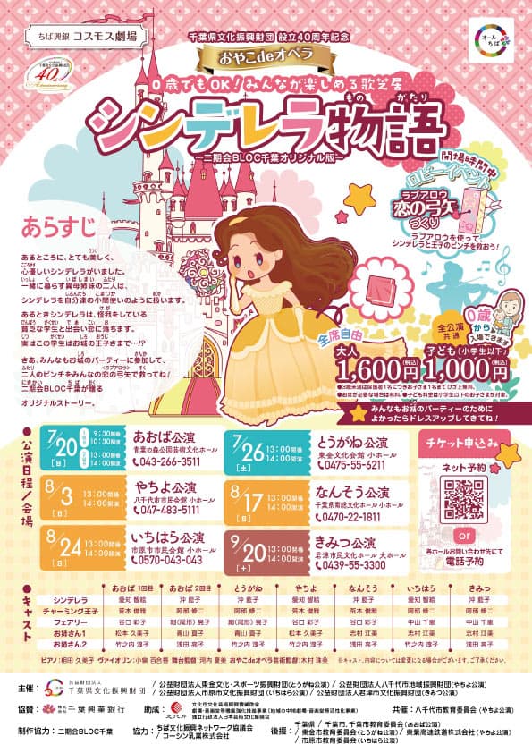 親子 de オペラ鑑賞デビュー 市原公演シンデレラ物語