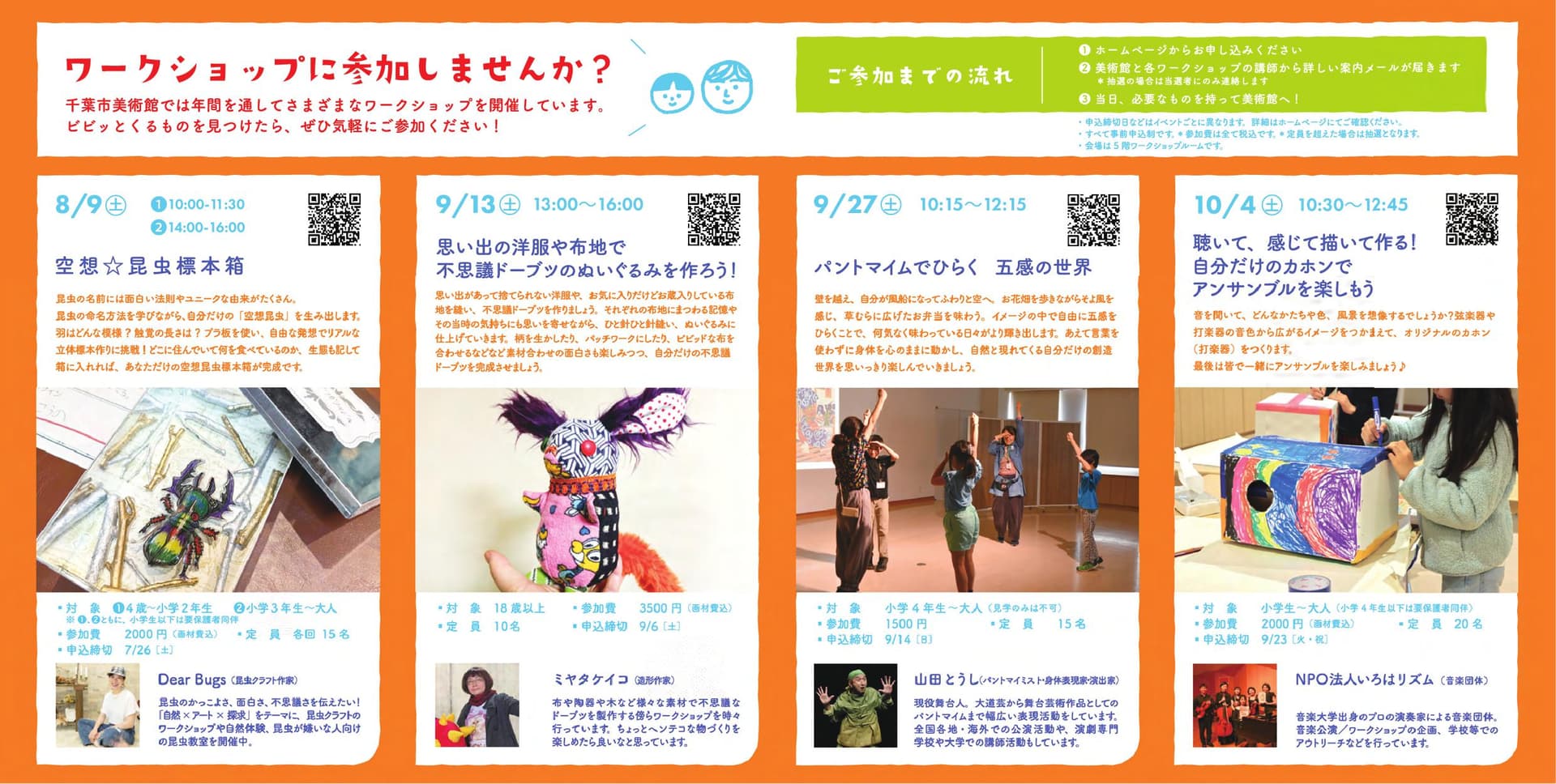 パントマイムでひらく 五感の世界